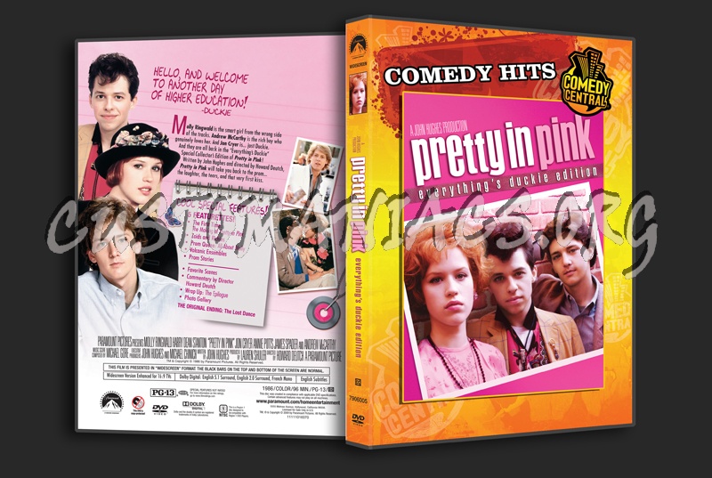 Pretty in Pink dvd cover