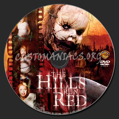 The Hills Run Red dvd label