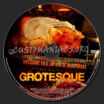 Grotesque dvd label