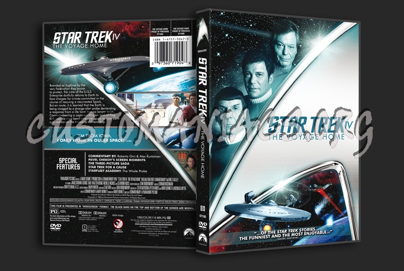 Star Trek IV The Voyage Home dvd cover