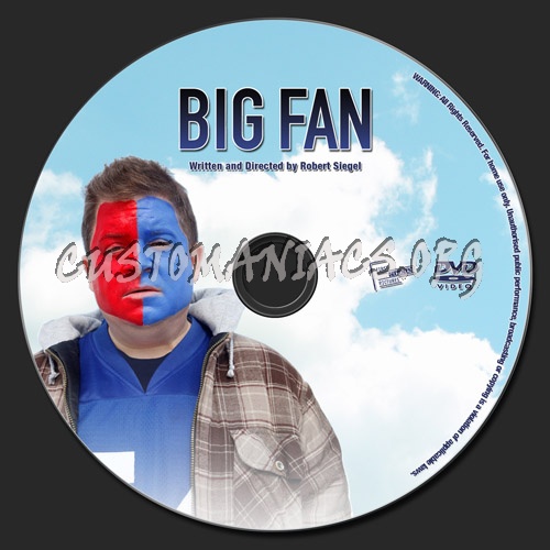 Big Fan dvd label