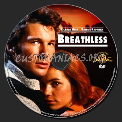 Breathless dvd label