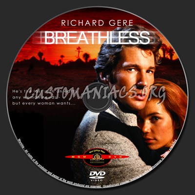Breathless dvd label