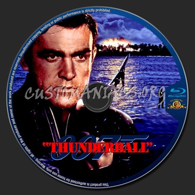 Thunderball blu-ray label