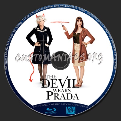 The Devil Wears Prada blu-ray label