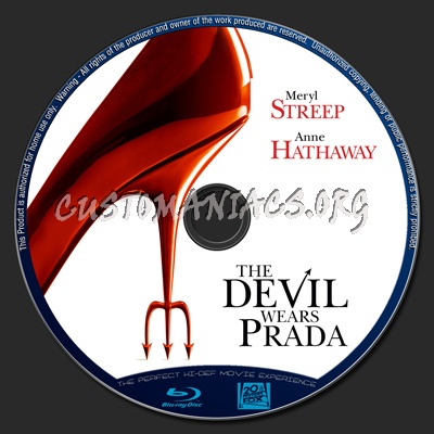 The Devil Wears Prada blu-ray label