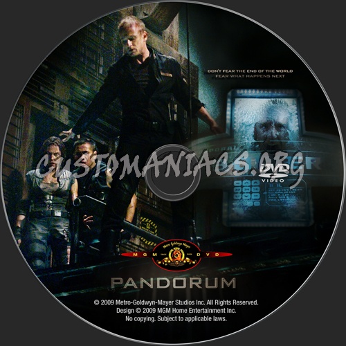 Pandorum dvd label