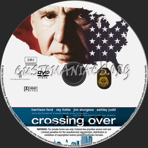 Crossing Over dvd label