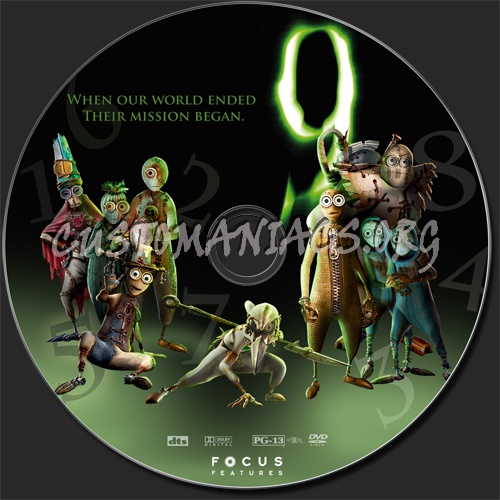 9 dvd label