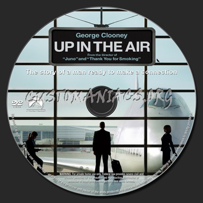 Up in the Air dvd label