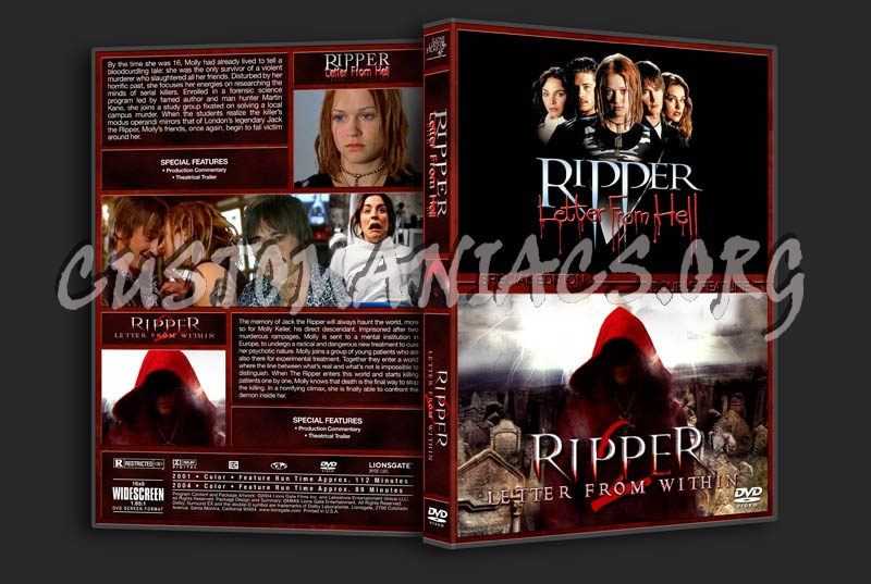 Ripper/Ripper 2 Double Feature dvd cover