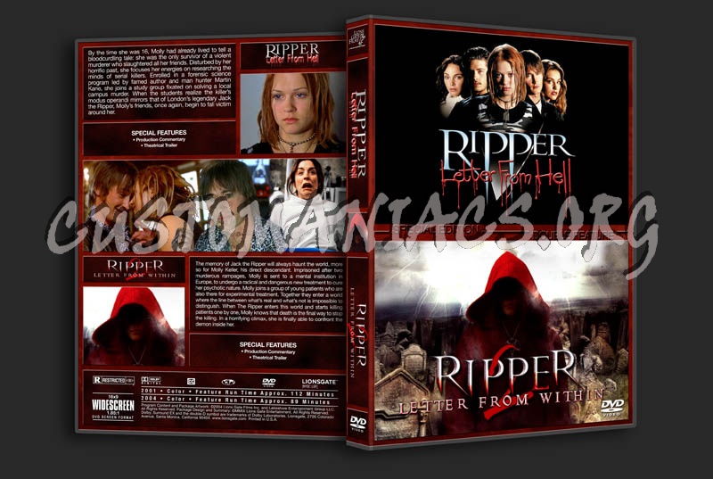 Ripper/Ripper 2 Double Feature dvd cover