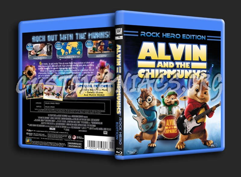 Alvin and the Chipmunks - Rock Hero Edition blu-ray cover