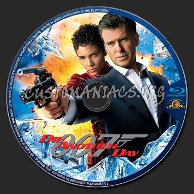 Die Another Day blu-ray label