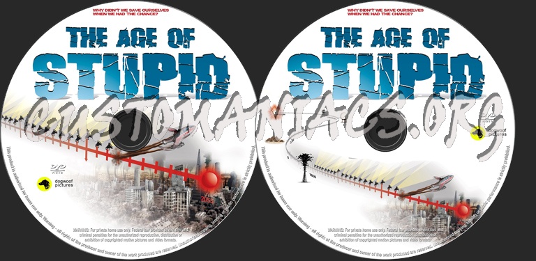 The Age of Stupid dvd label
