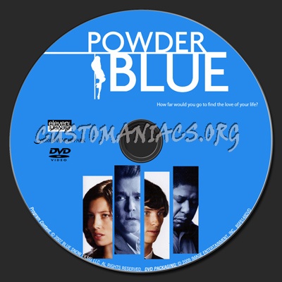 Powder Blue dvd label