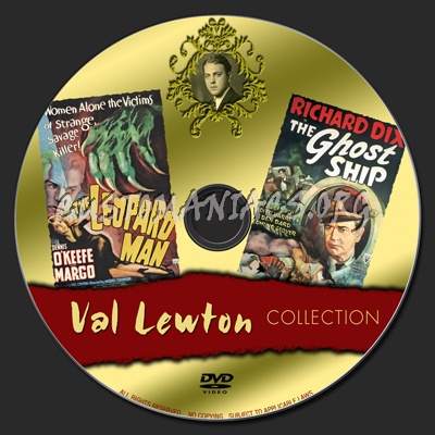 Val Lewton Collection : The Leopard Man / The Ghost Ship dvd label
