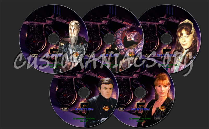 Babylon 5 Season Four - No Surrender No Retreat dvd label