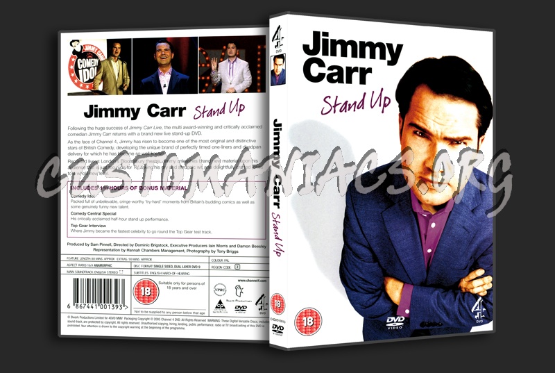 Jimmy Carr Stand Up dvd cover