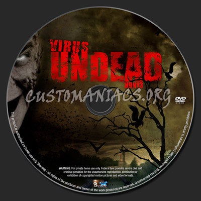 Virus Undead dvd label