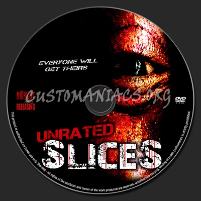 Slices dvd label