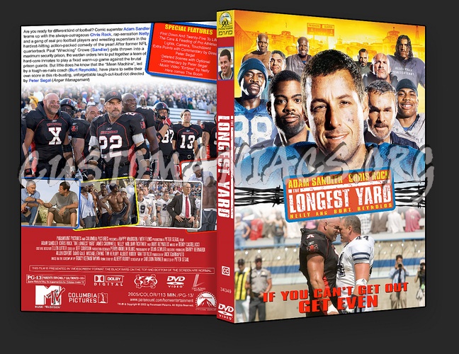 The Longest Yard dvd cover