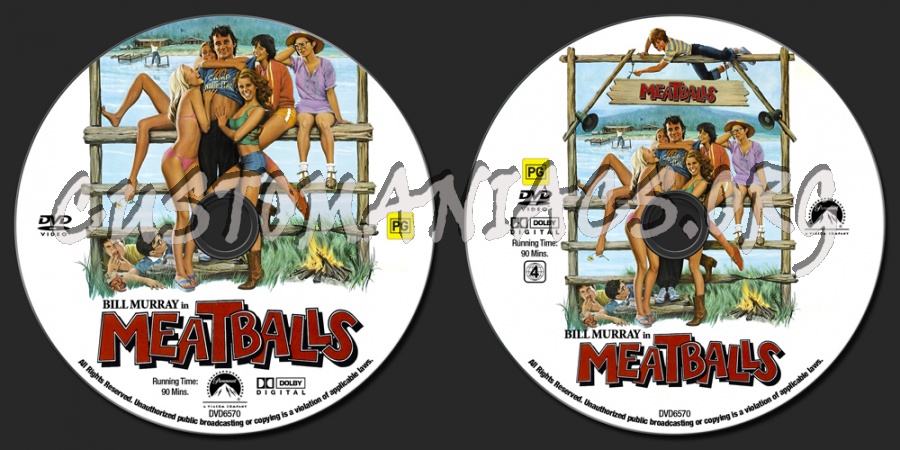 Meatballs dvd label