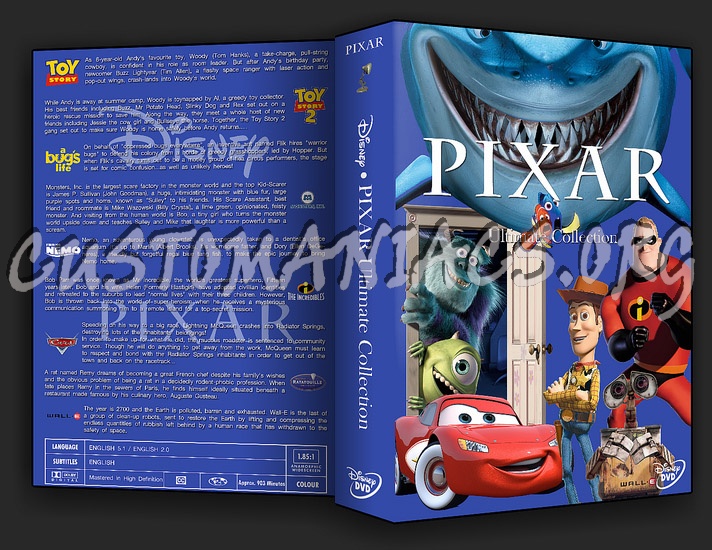 Junior svejsning værtinde Pixar Complete Collection dvd cover - DVD Covers & Labels by Customaniacs,  id: 71141 free download highres dvd cover