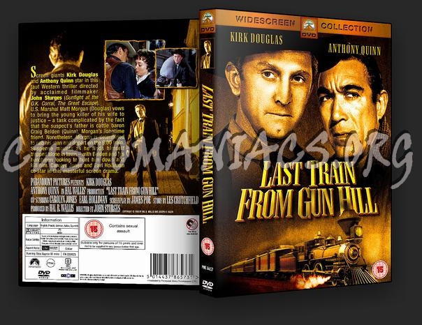 Last Train from Gunhill dvd cover