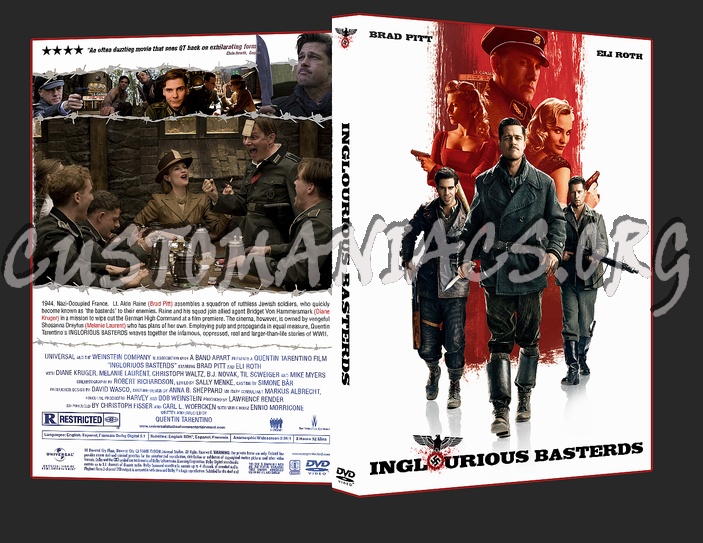 Inglourious Basterds dvd cover