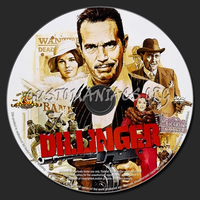 Dillinger dvd label
