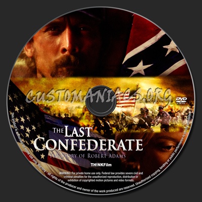 The Last Confederate dvd label