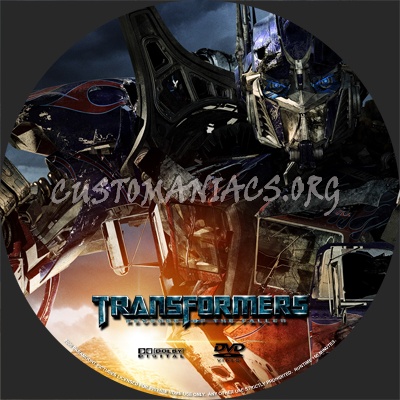 Transformers: Revenge of the Fallen dvd label