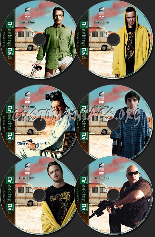 Breaking Bad - TV Collection dvd label