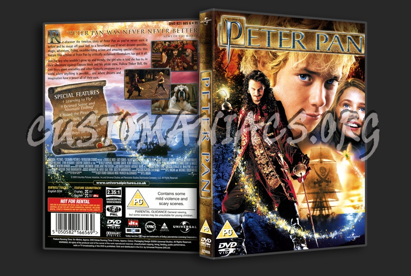 Peter Pan 2004 dvd cover