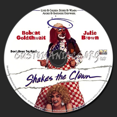 Shakes the Clown dvd label