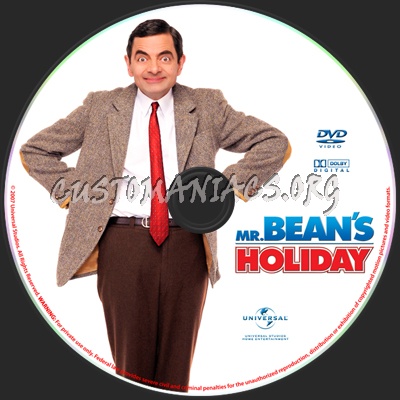 Mr Bean's Holiday dvd label