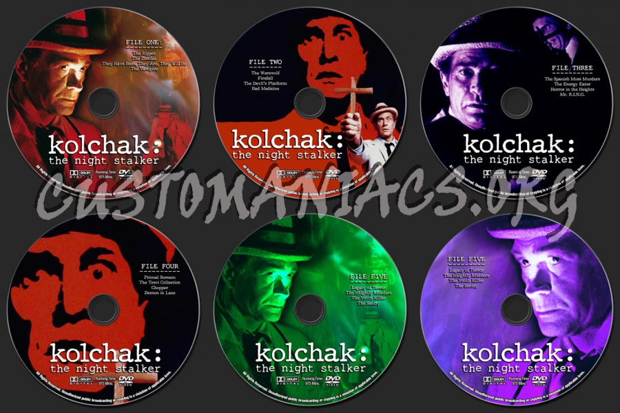 Kolchak : The Night Stalker dvd label