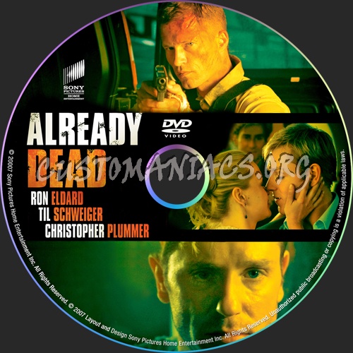 Already Dead dvd label