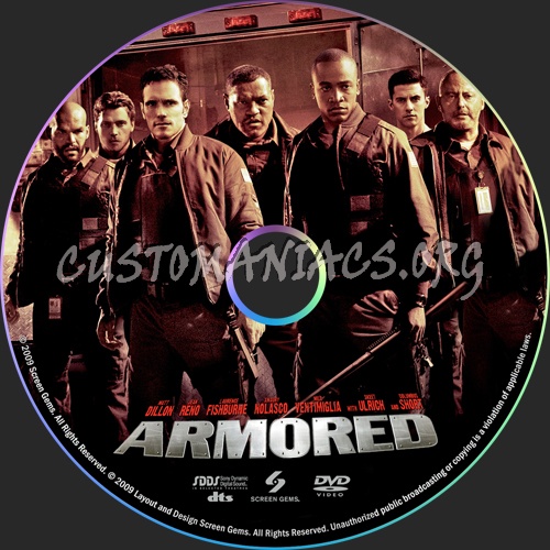 Armored dvd label