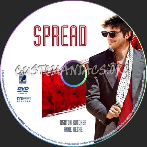 Spread dvd label