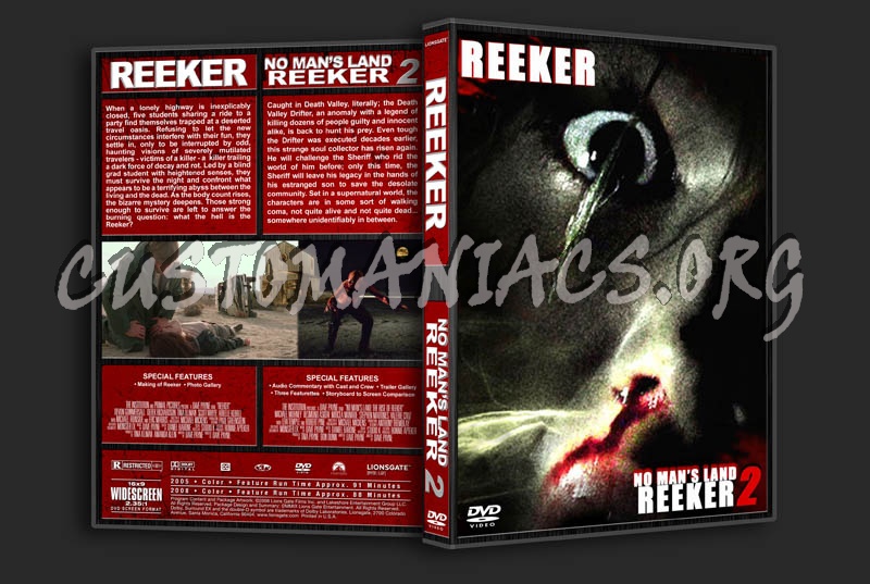 Reeker/No Man's Land: The Rise of Reeker Double Feature dvd cover