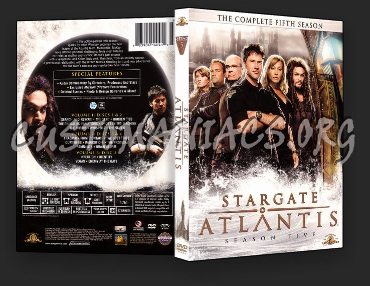 Stargate Atlantis Season 5 dvd cover