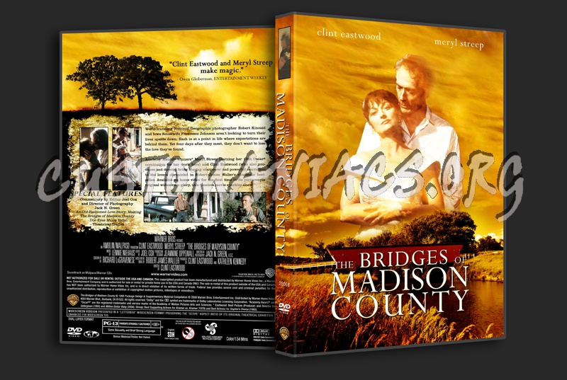 The Bridges of Madison County dvd cover