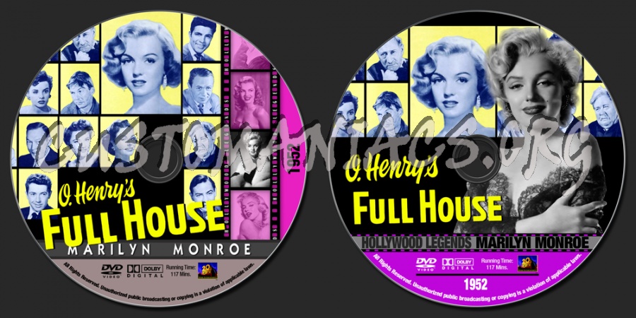 Marilyn Monroe Collection - O. Henry's Full House dvd label