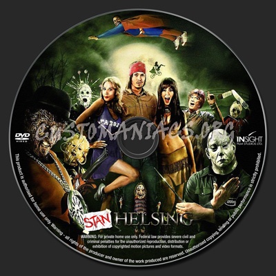 Stan Helsing dvd label