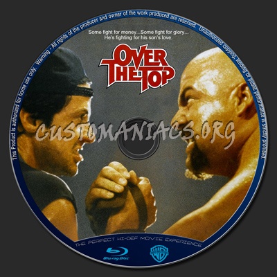 Over The Top blu-ray label