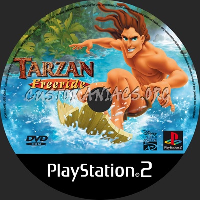Tarzan Freeride dvd label