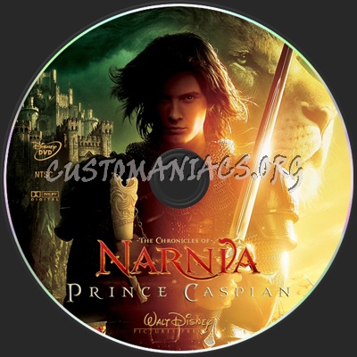 The Chronicles of Narnia - Prince Caspian dvd label