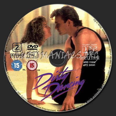 Dirty Dancing dvd label